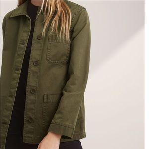 EUC Aritzia TALULA olive Merchland utility jacket